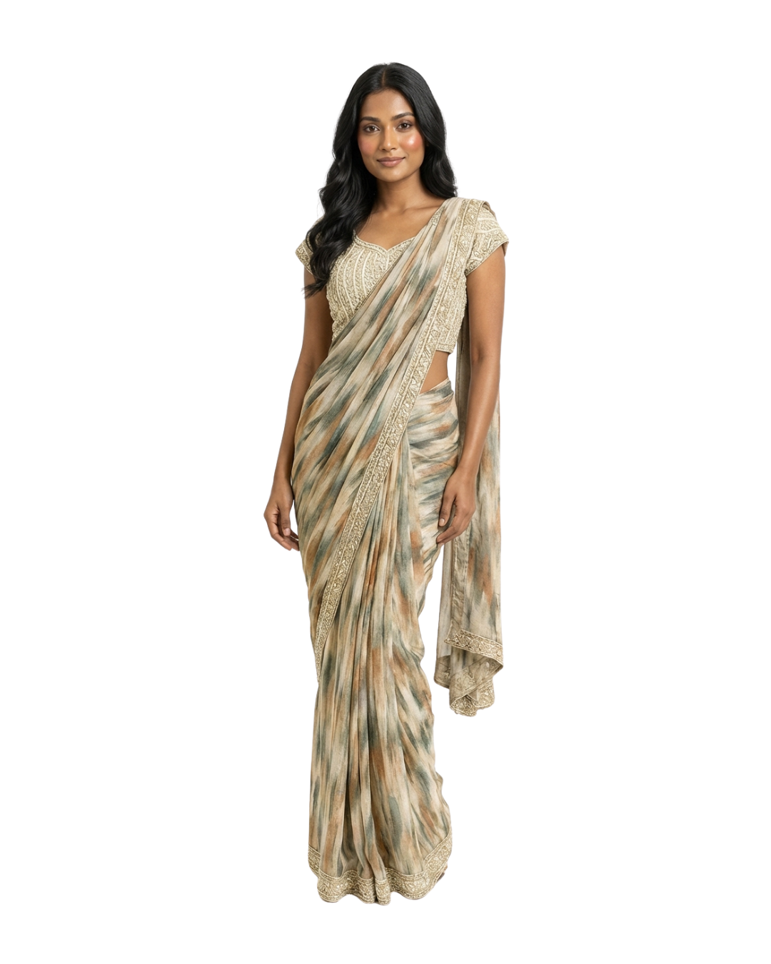 Satin Saree