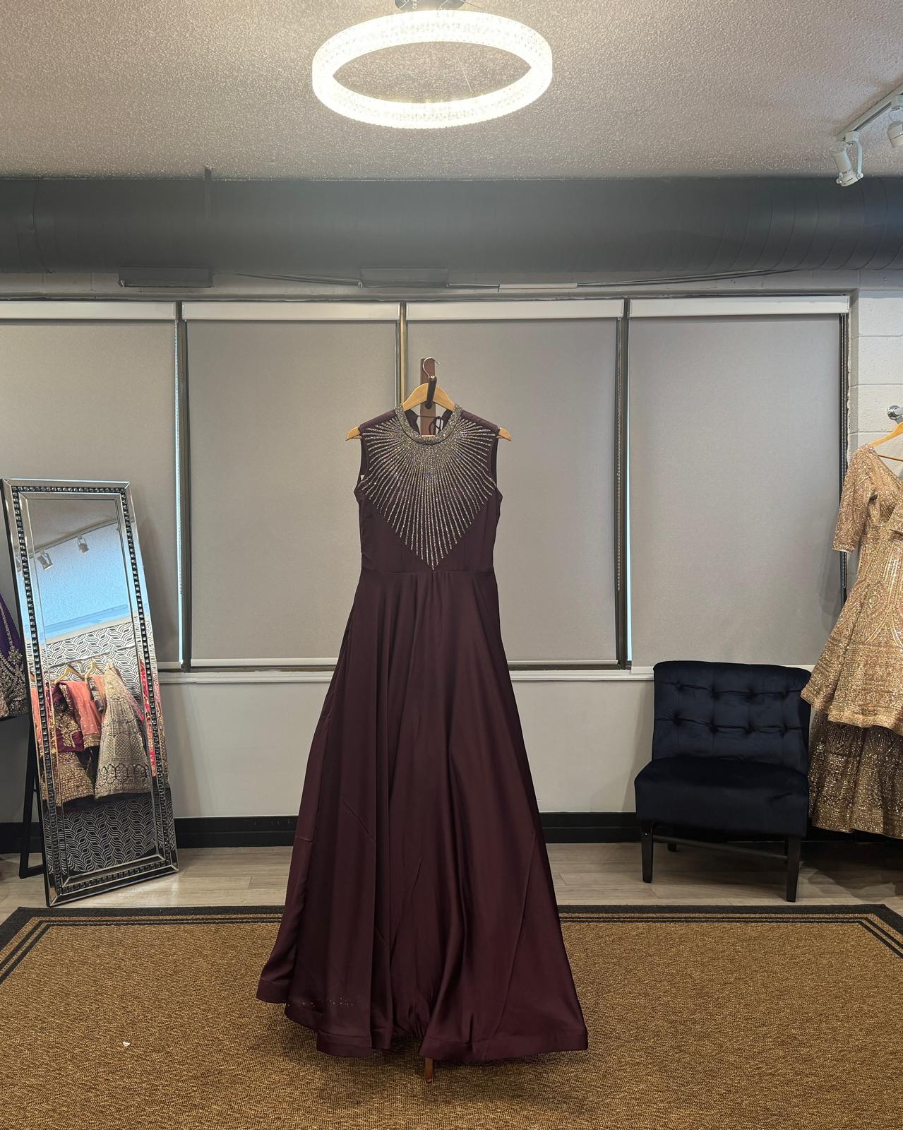 Burgandy Gown