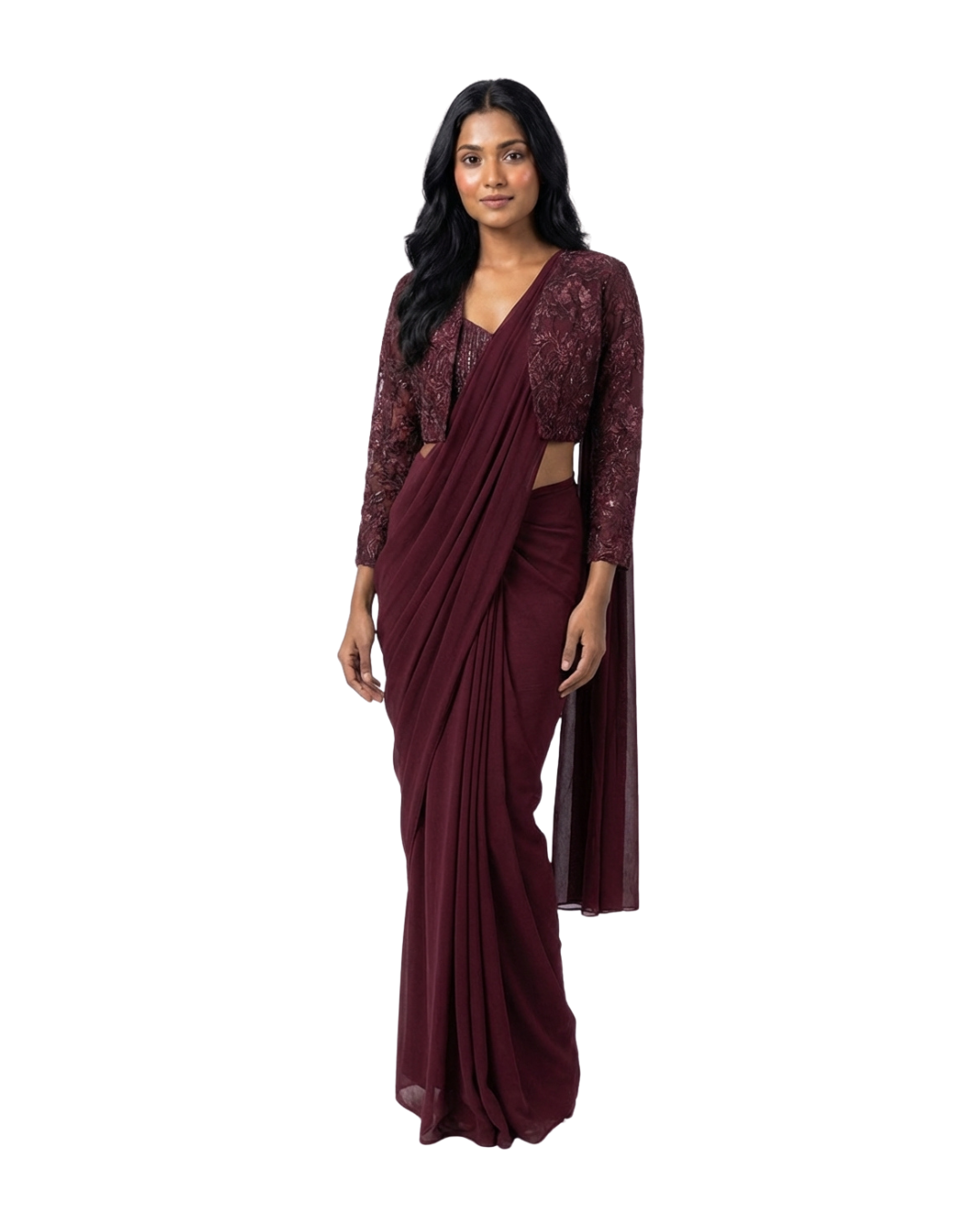 Stitched Saree